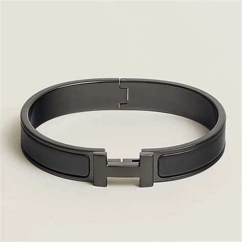 hermes h bracelet black|Hermes inspired h bracelets.